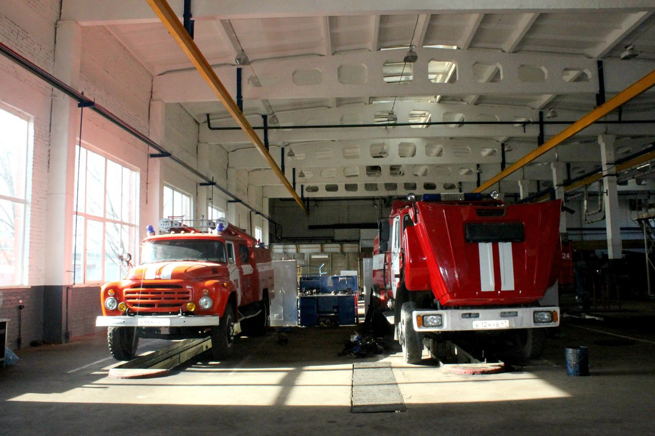 Техническое обслуживание пожарных автомобилей